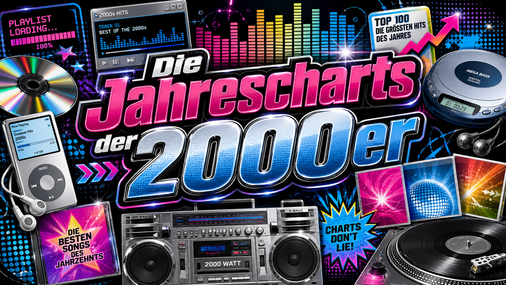 Die Jahrescharts der 2000er